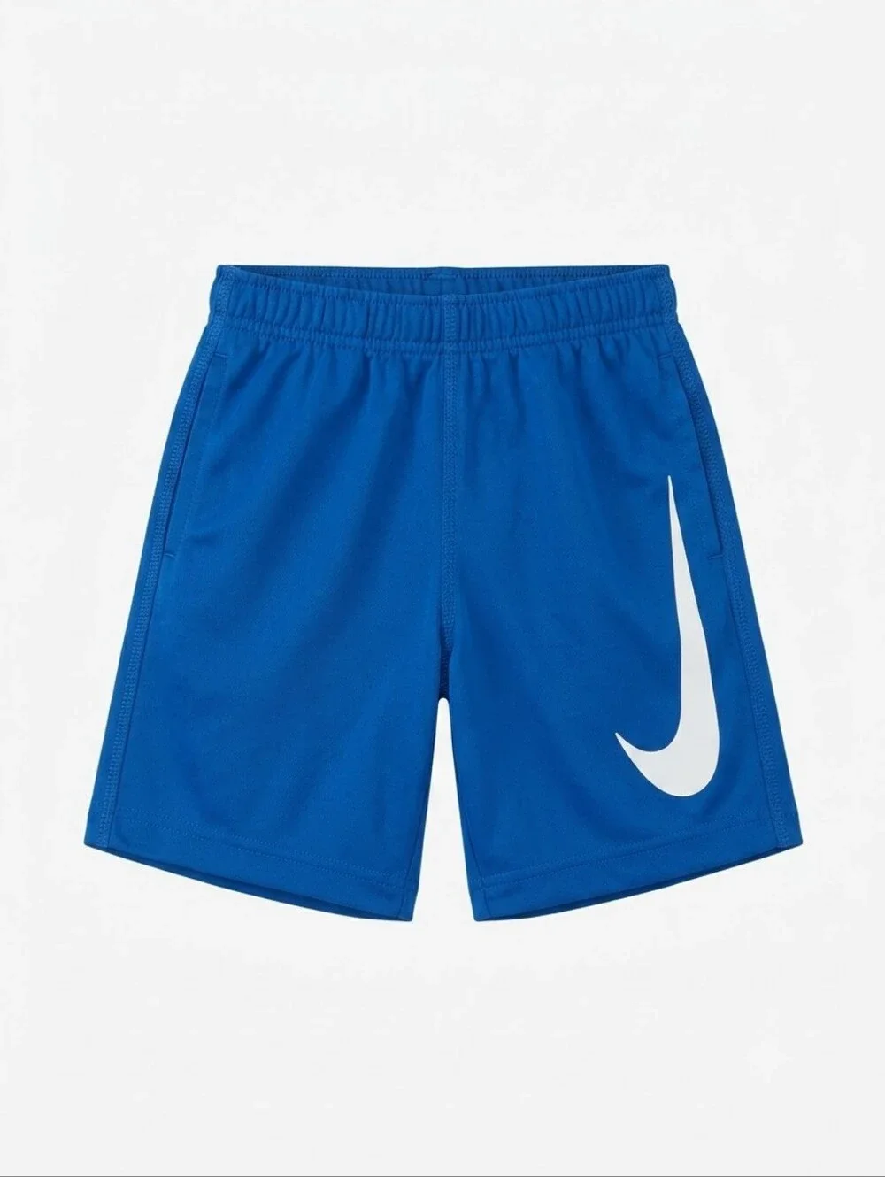 Nike Boy's Royal Blue with White Swoosh Athletic Shorts | Size 6